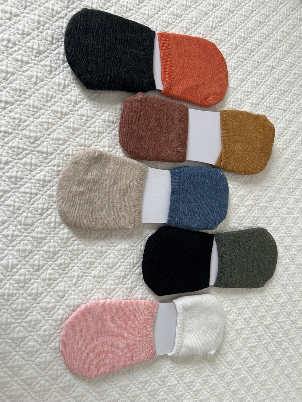 No-Show Sock Pack - Multi Color Women’s toe Socks